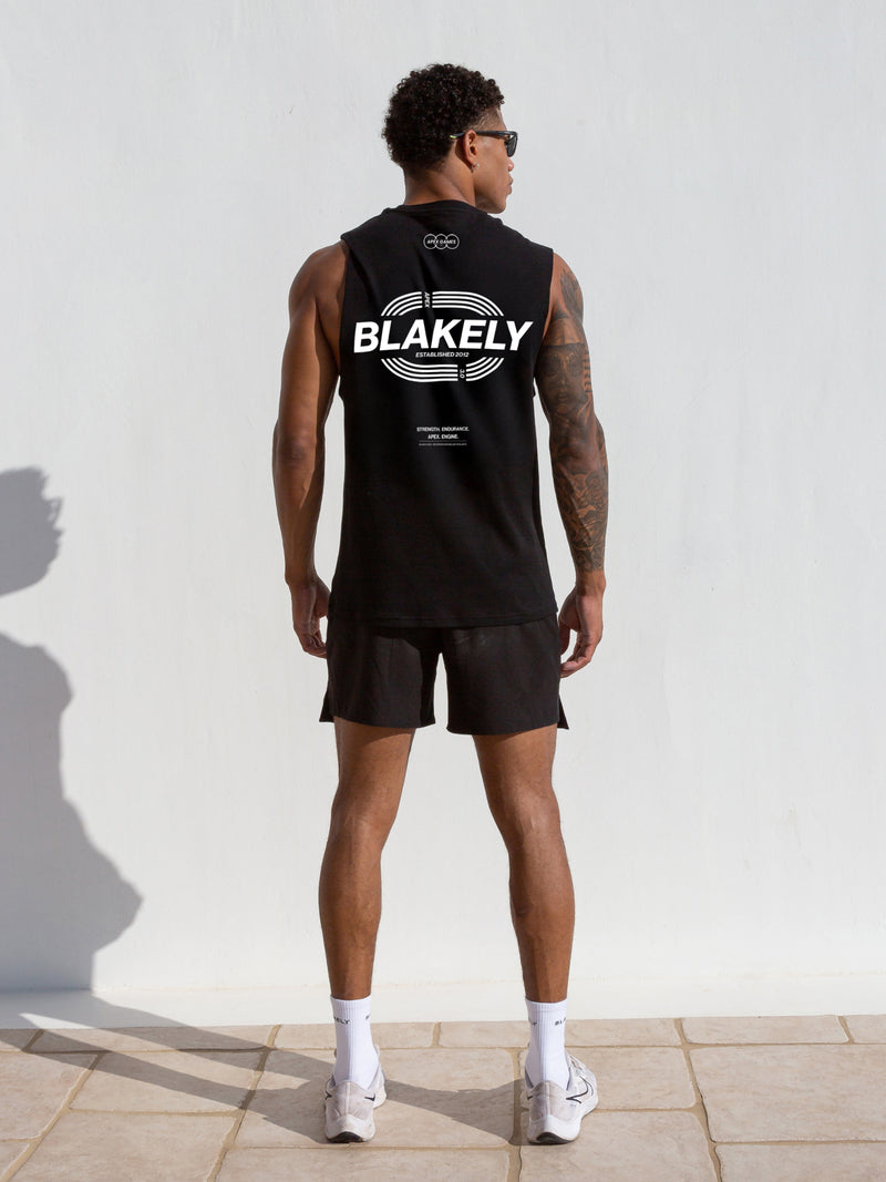 Track Active Vest Top - Black