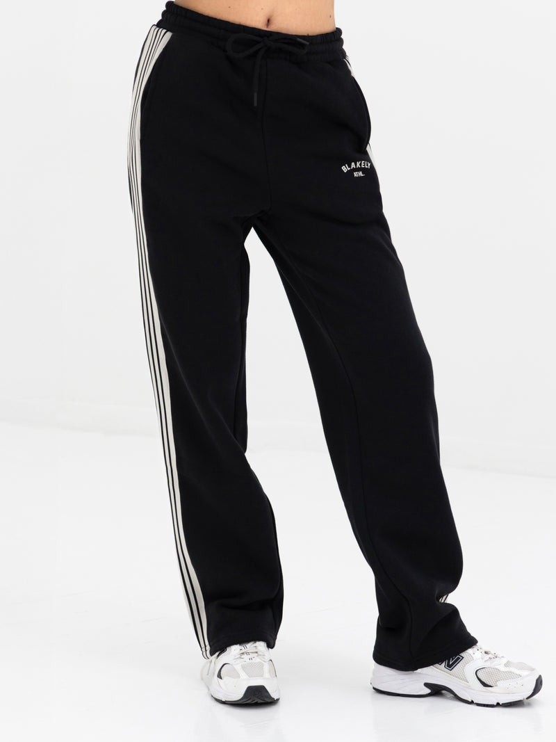 Immani Wide Leg Sweatpants - Black
