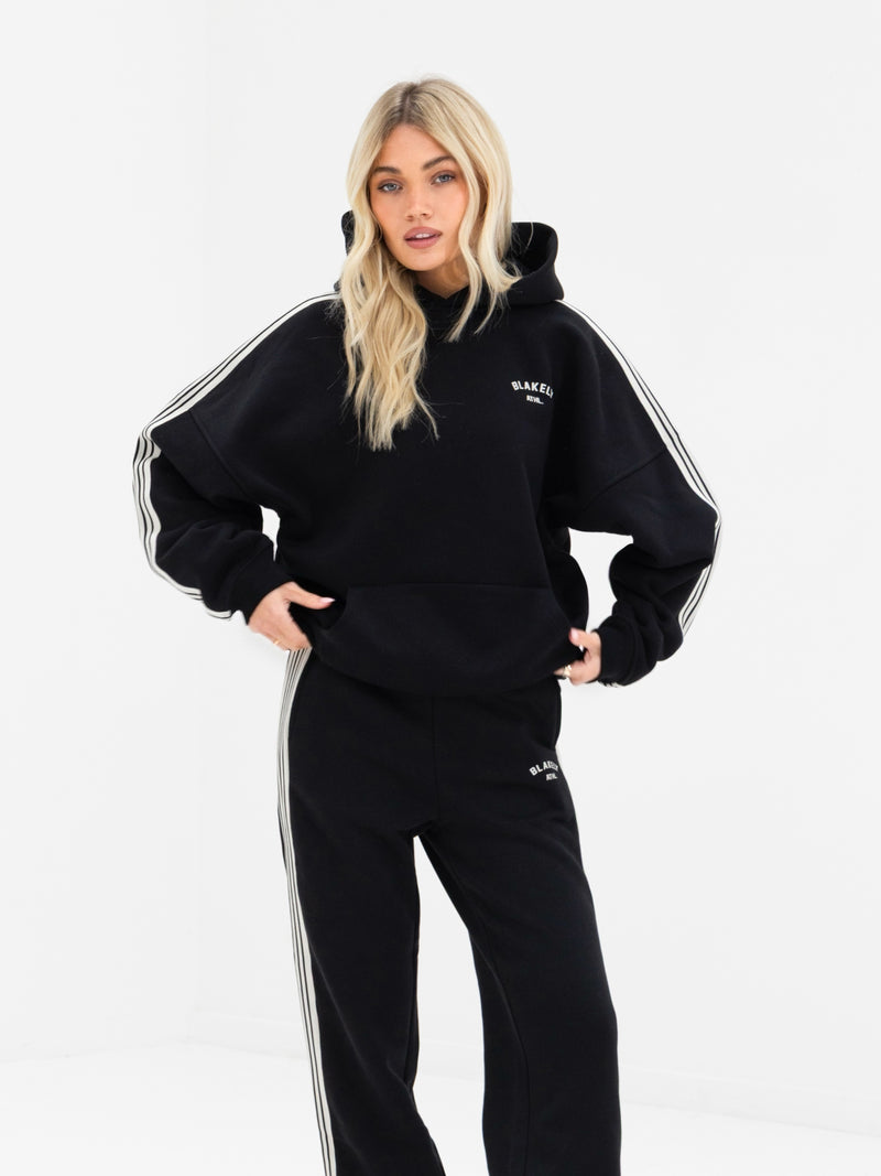 Immani Wide Leg Sweatpants - Black