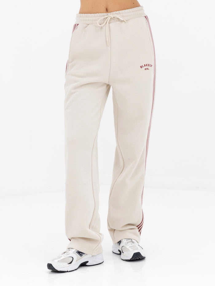 Immani Wide Leg Sweatpants - Chalk
