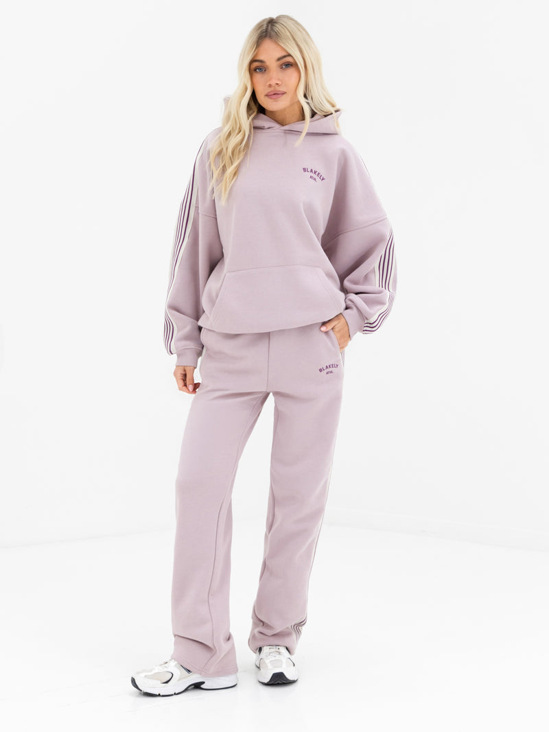 Immani Wide Leg Sweatpants - Dusty Lilac