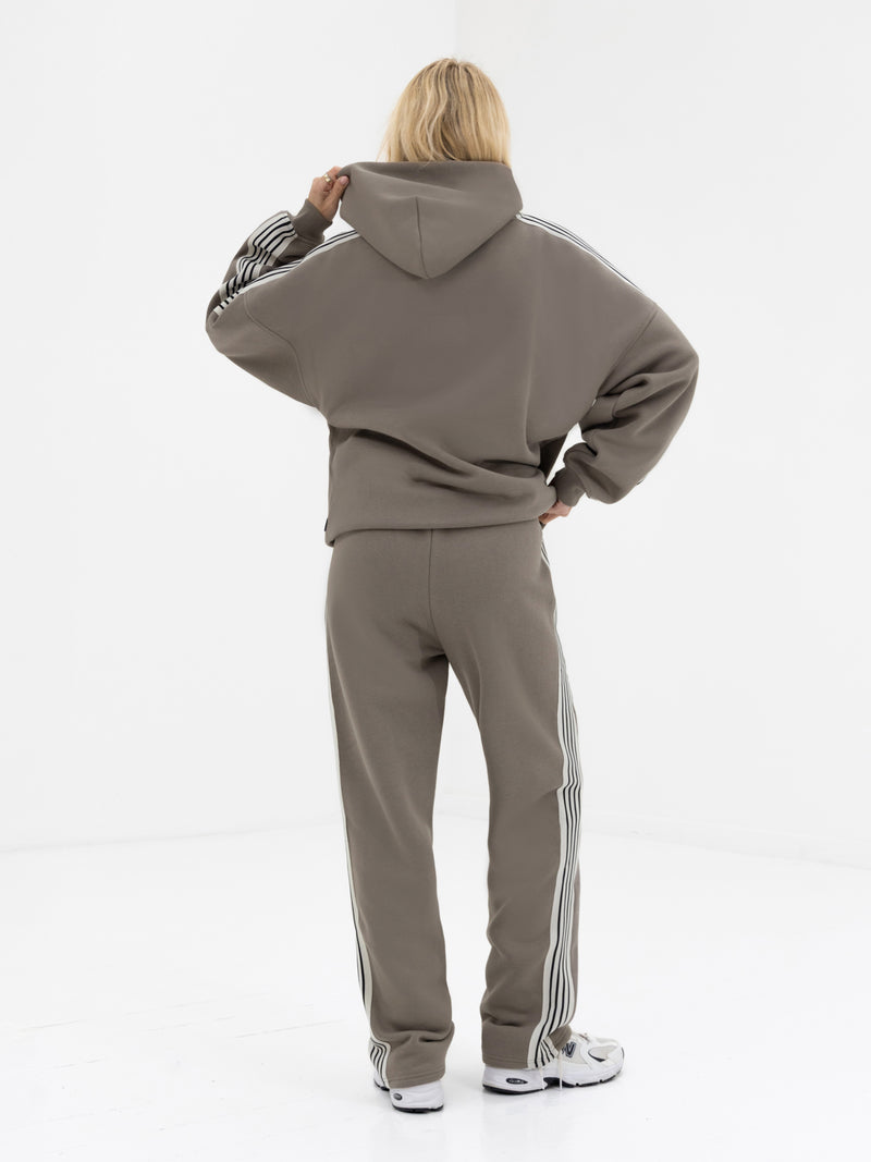 Immani Wide Leg Sweatpants - Safari Green