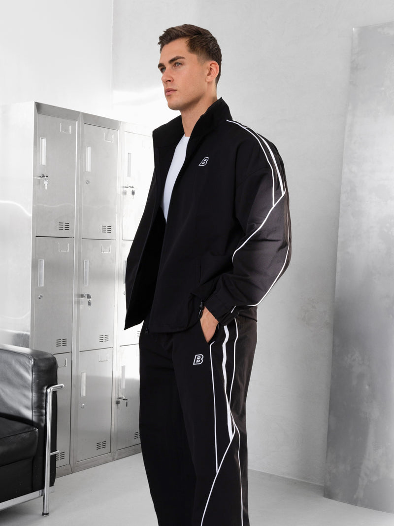 Blakely Track Trousers - Black