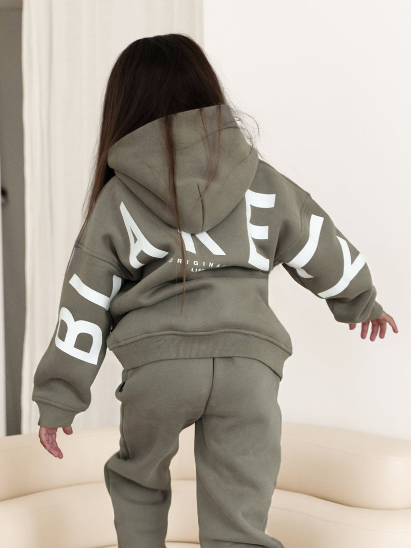 Mini Blakely Hoodie - Safari Green