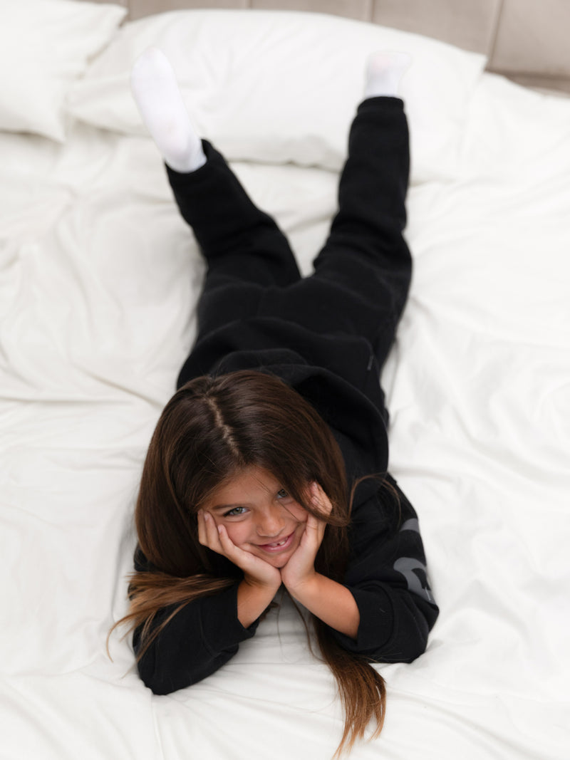 Mini Blakely Hoodie - Tonal Black