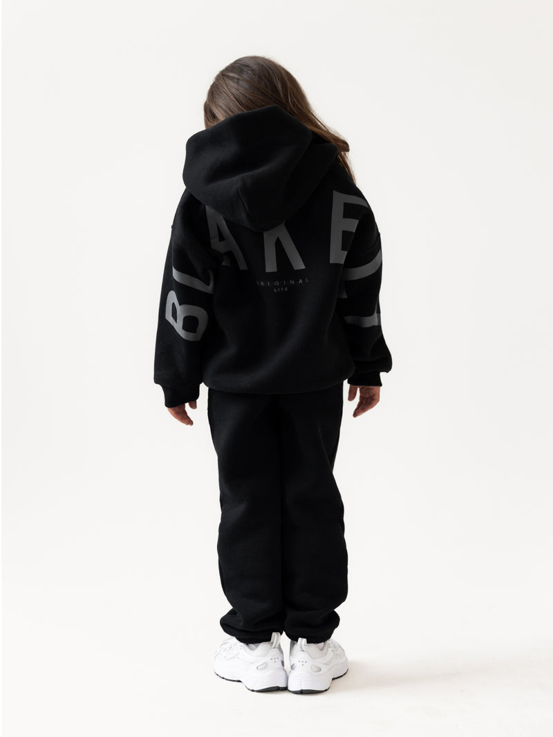 Mini Blakely Hoodie - Tonal Black