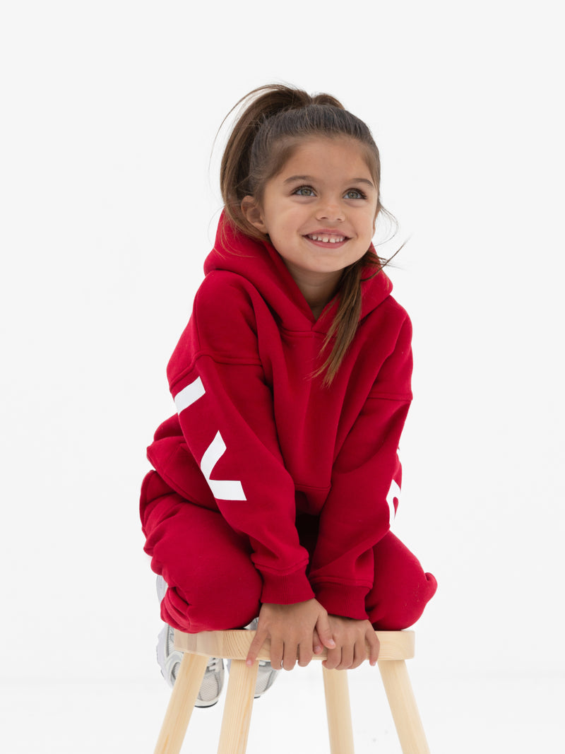 Mini Blakely Hoodie - Cherry Red