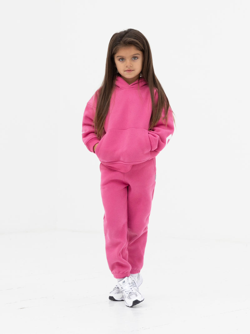 Mini Blakely Hoodie - Hot Pink