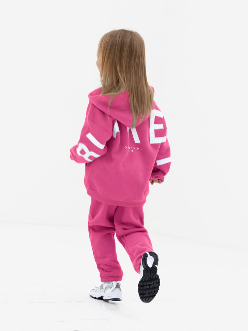 Mini Blakely Hoodie - Hot Pink