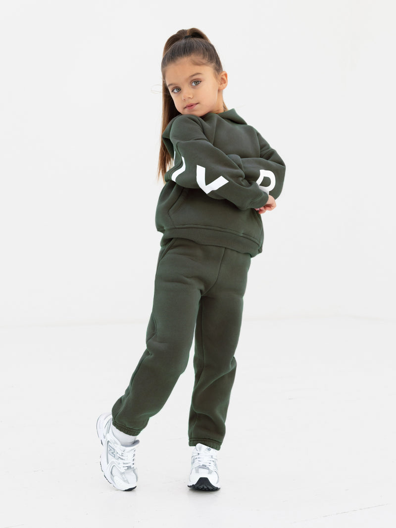 Mini Blakely Hoodie - Khaki Green
