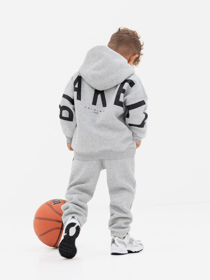 Mini Blakely Hoodie - Marl Grey