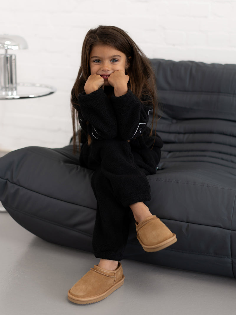 Mini Borg Sweatpants - Black