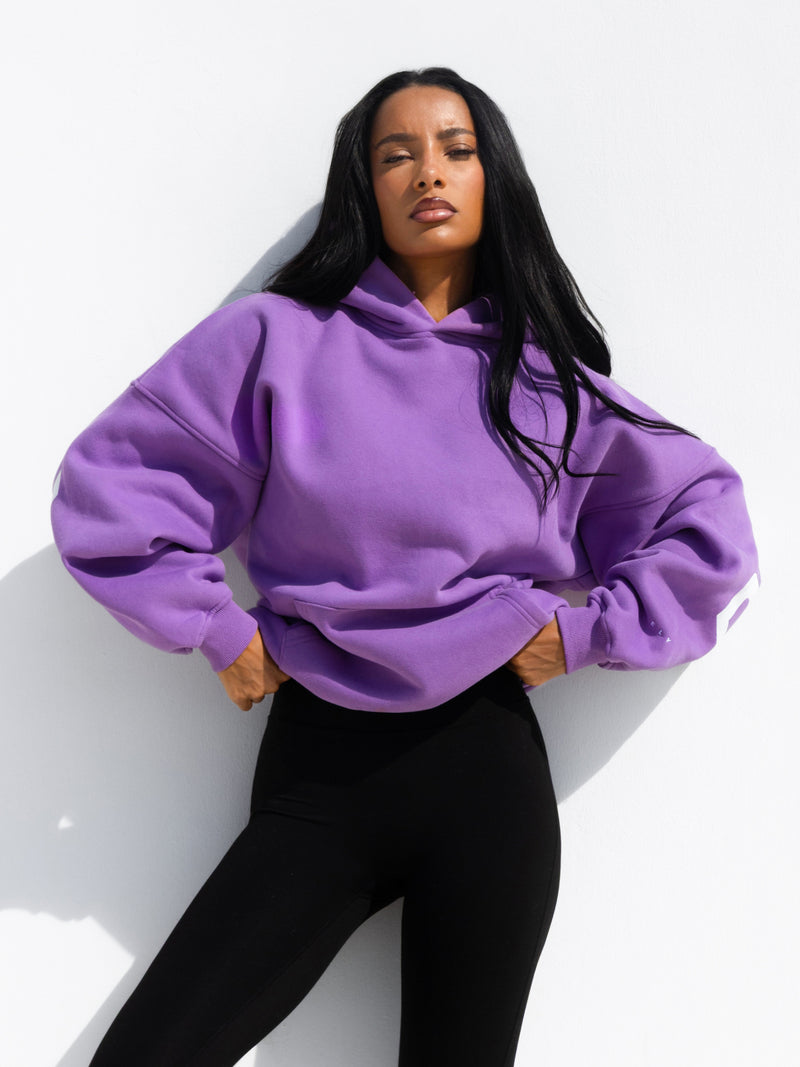 Isabel Oversized Hoodie - Bright Purple