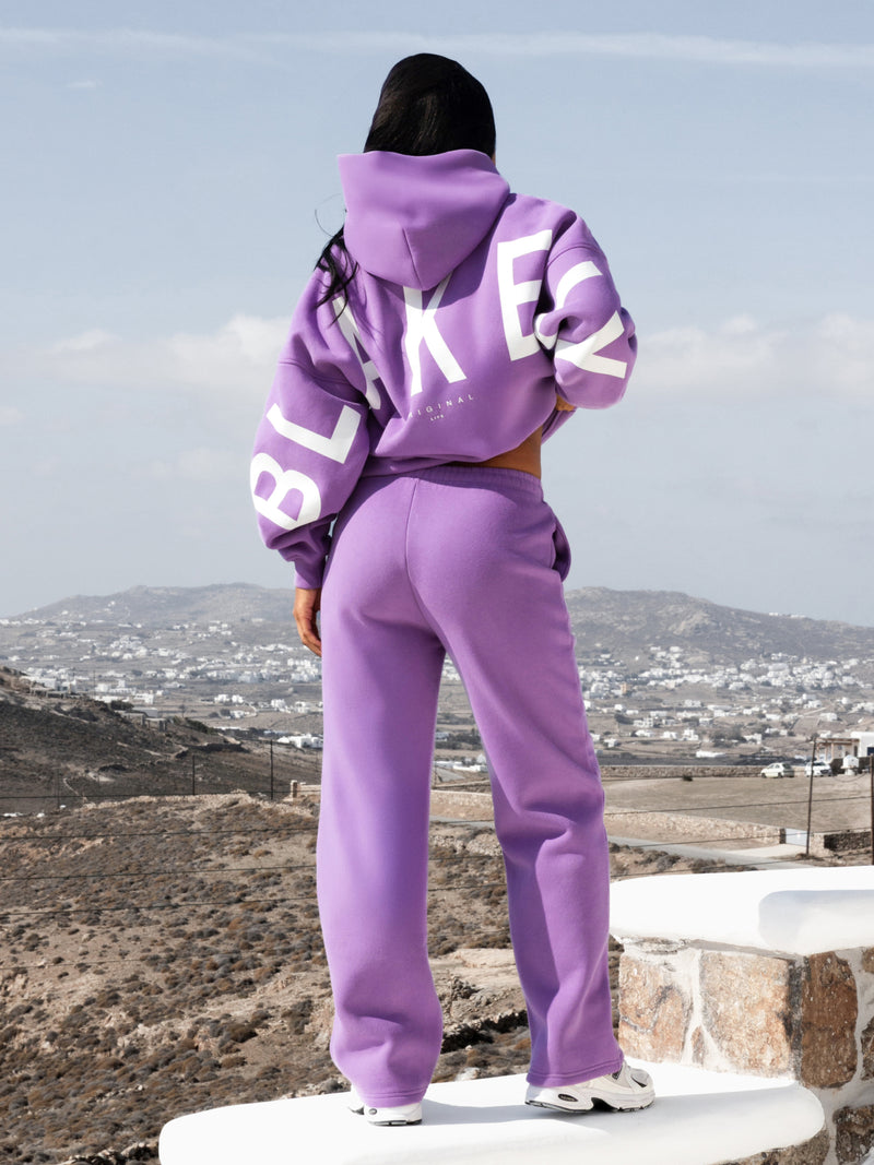Isabel Oversized Hoodie - Bright Purple