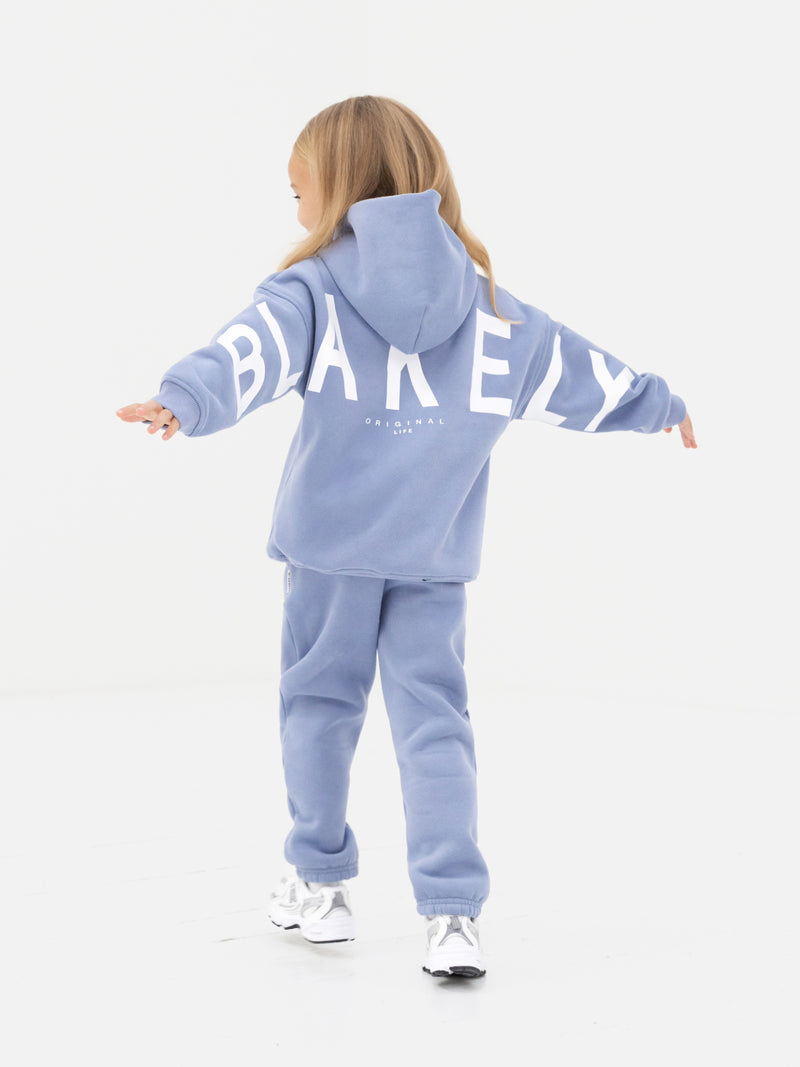 Mini Blakely Sweatpants - Granite Blue