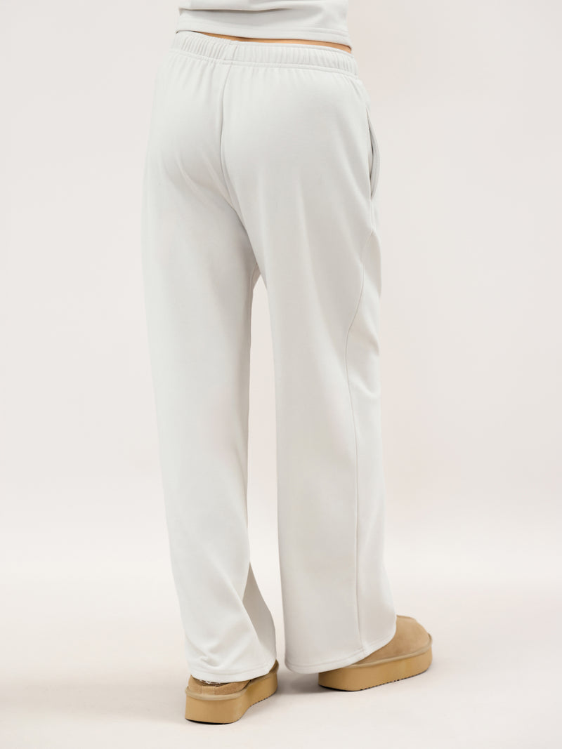 Sadie Wide Leg Trousers - Stone