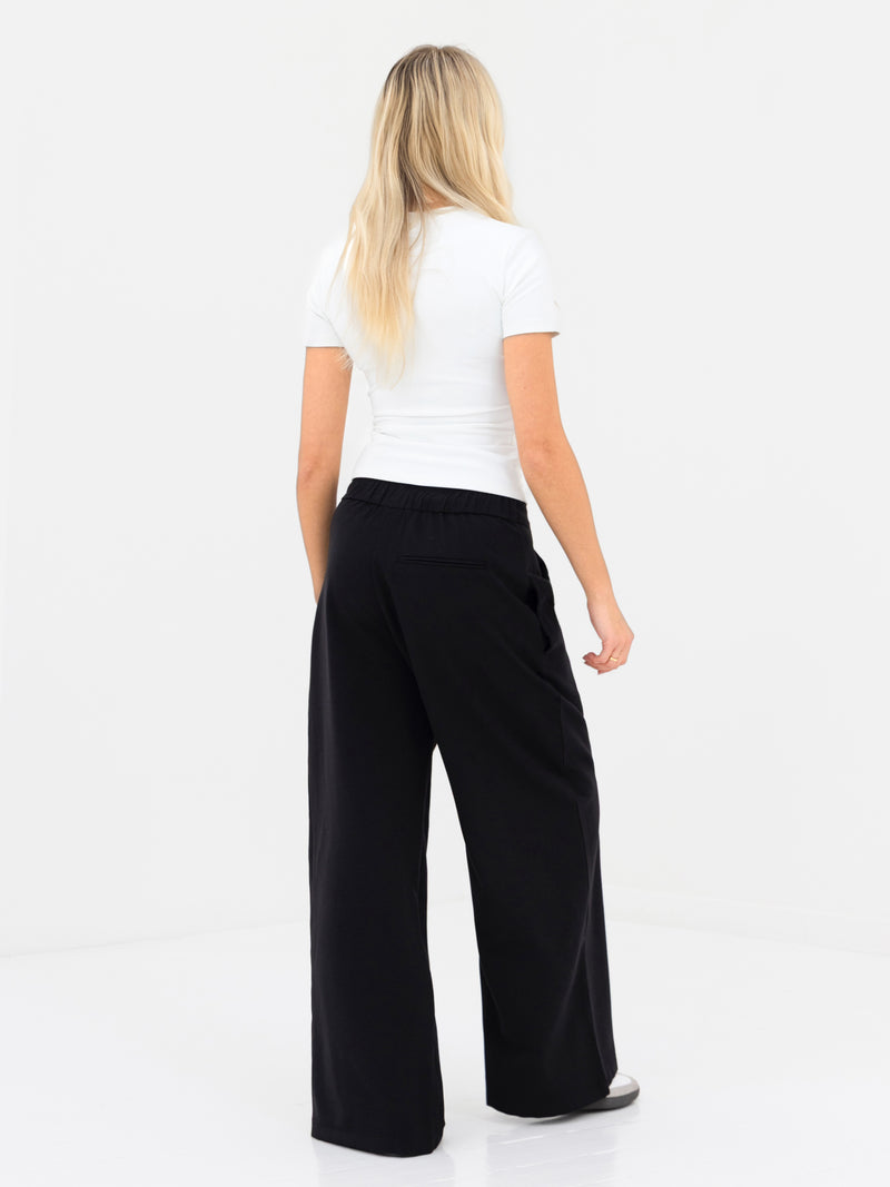 Kady Cross Over Trousers - Black