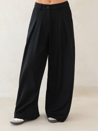 Blakely Basic Tailored Trousers - Black
