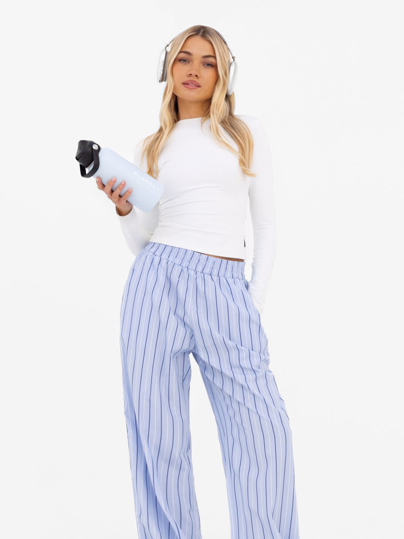 Noa Stripe Trousers - Blue Stripe
