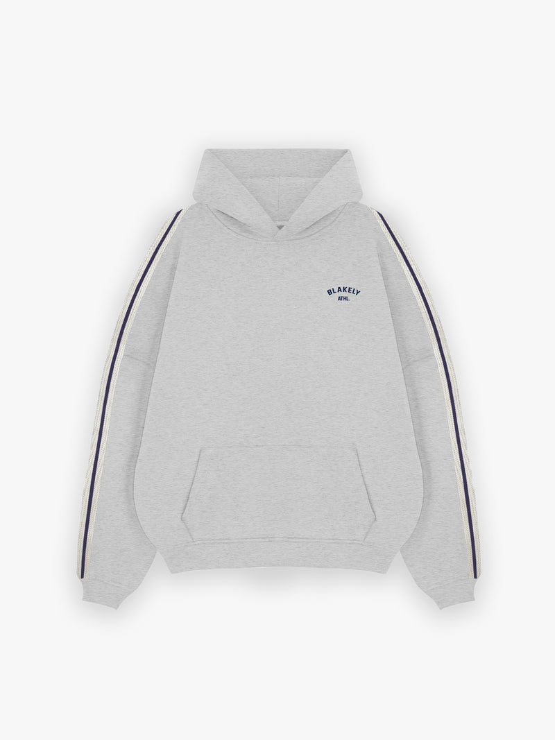 Zayd Relaxed Hoodie - Marl Grey