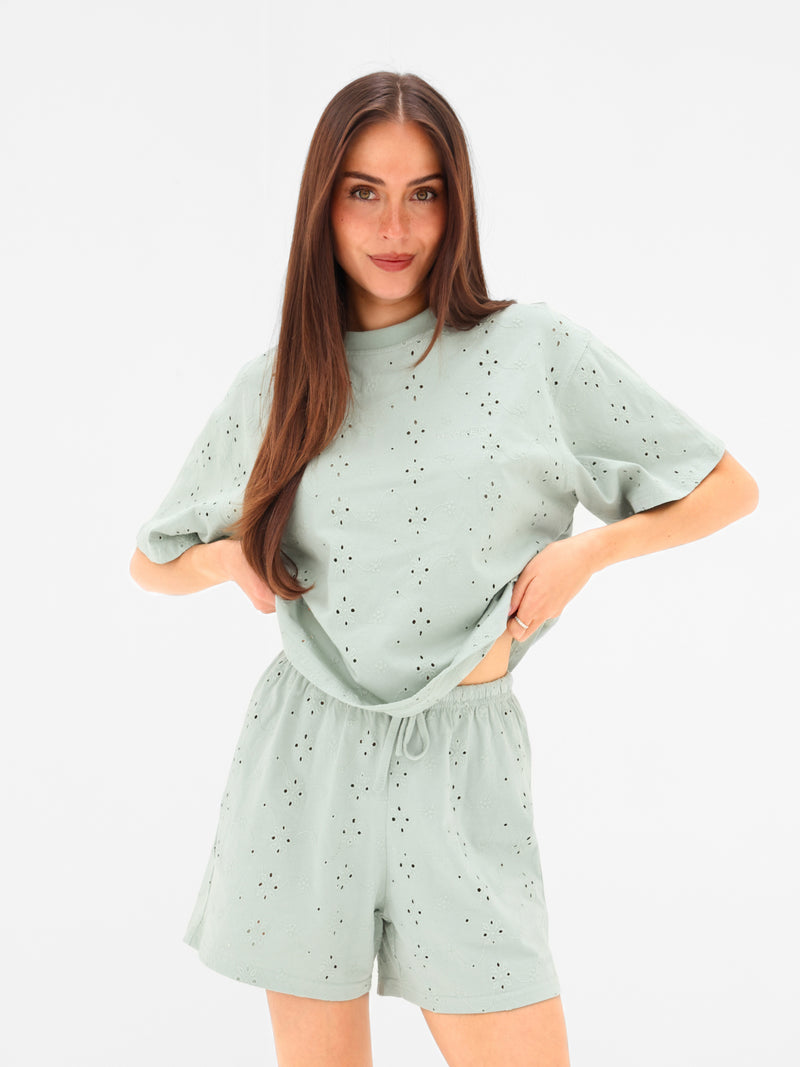 Amina Oversized T-Shirt - Sage