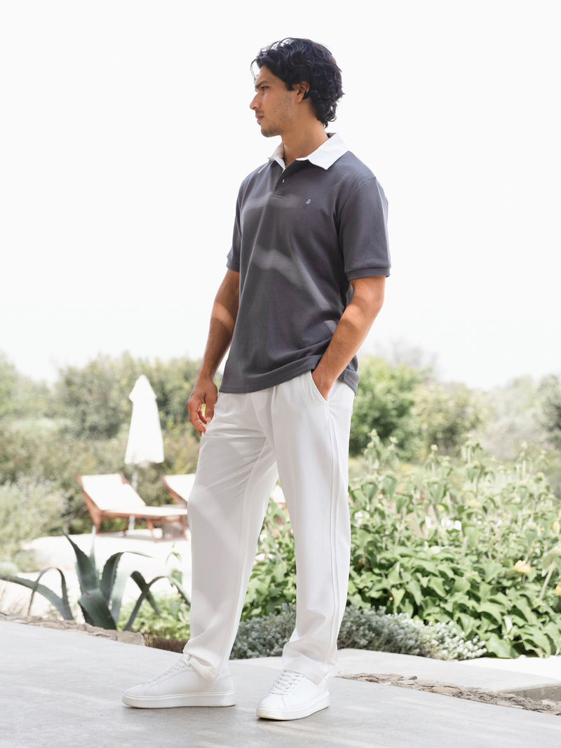 Ander Relaxed Polo Shirt - Grey