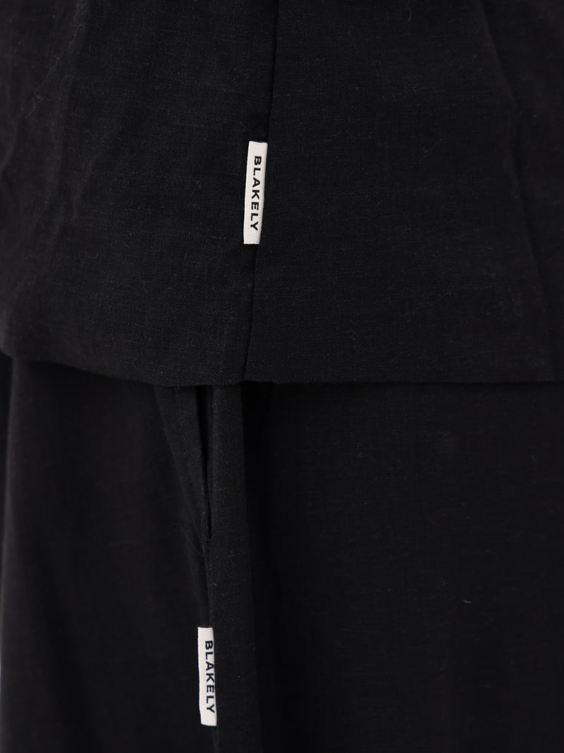 Eliza Wide Leg Trousers - Black