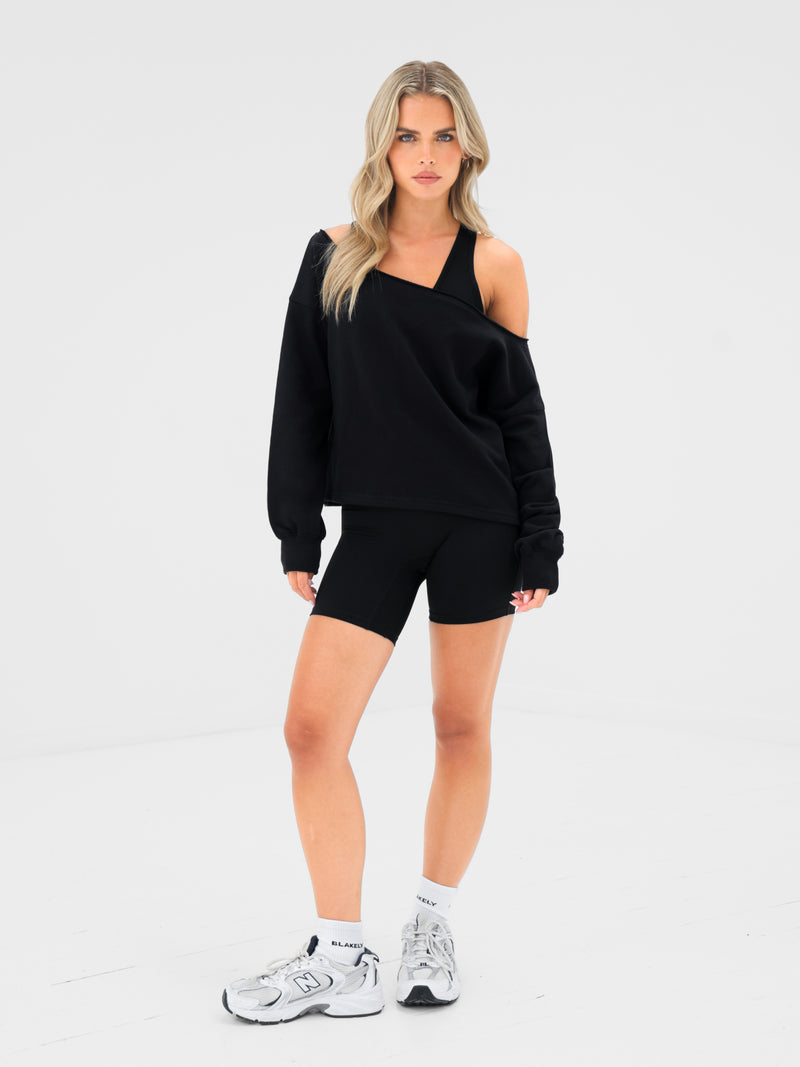 Ultimate Off The Shoulder Sweater - Black