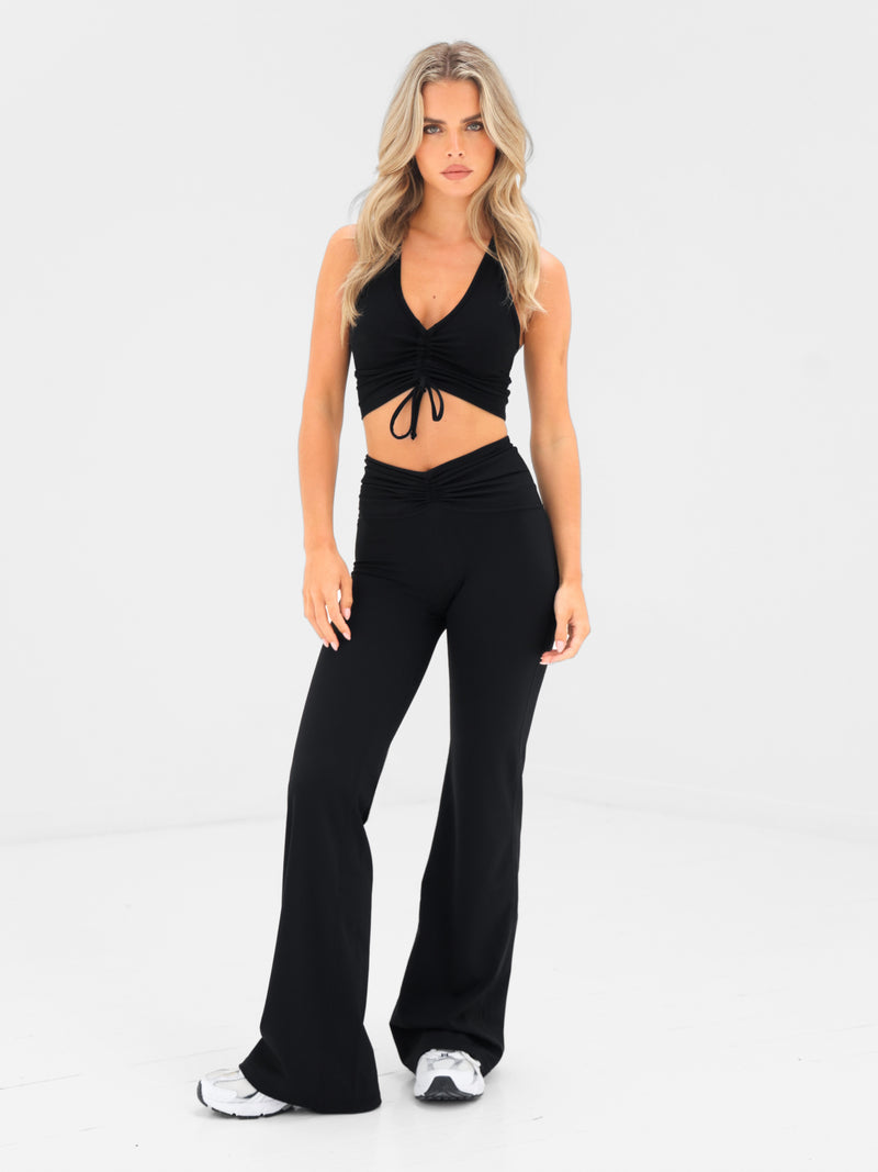 Ultimate Ruched Flares - Black