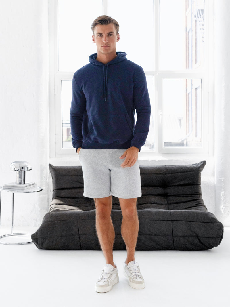 Blakely Basic Fitted Hoodie - Dark Navy