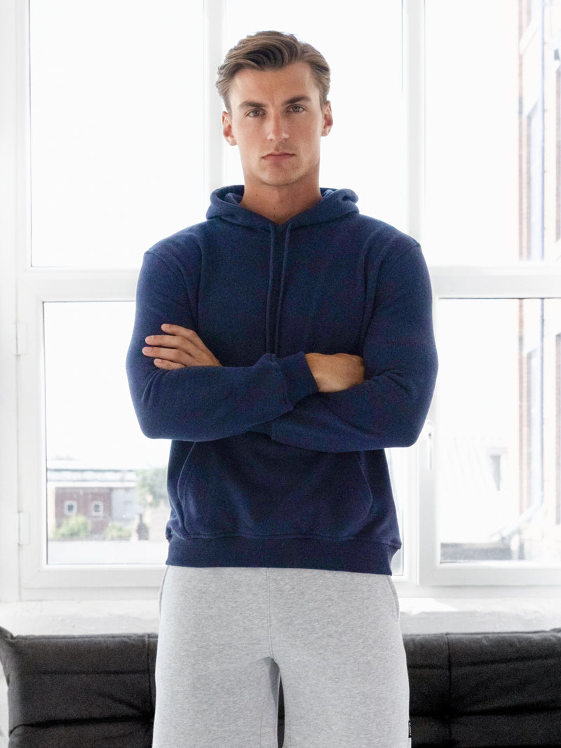 Blakely Basic Fitted Hoodie - Dark Navy