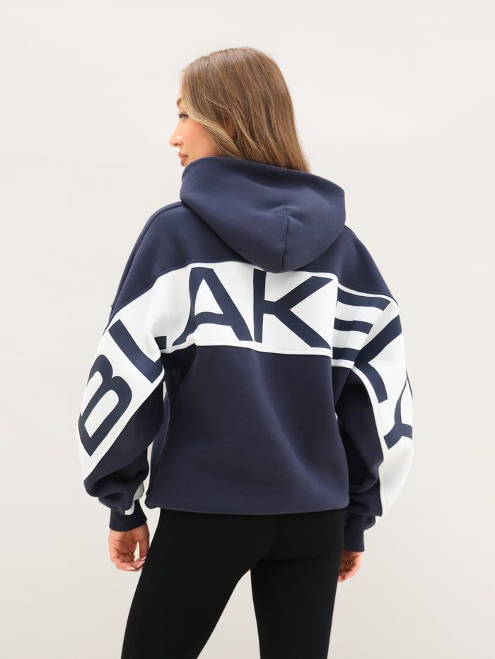 Indy Oversized Hoodie - True Navy
