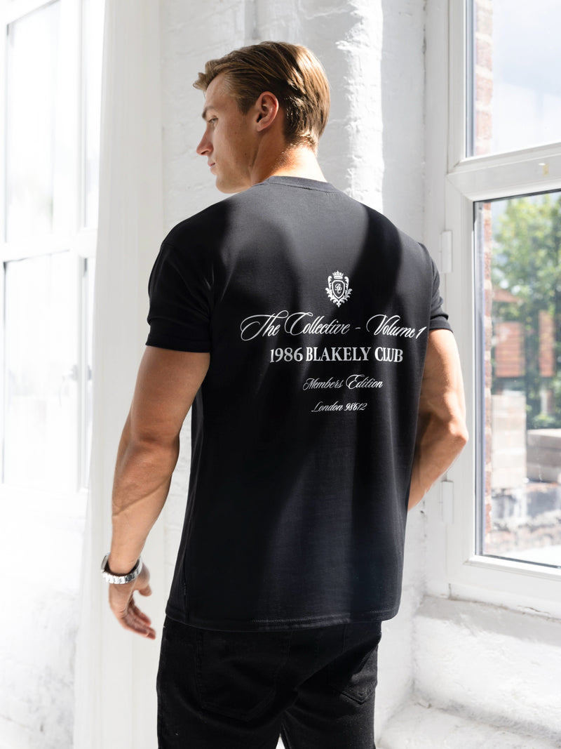 Blakely Club Relaxed T-Shirt - Black