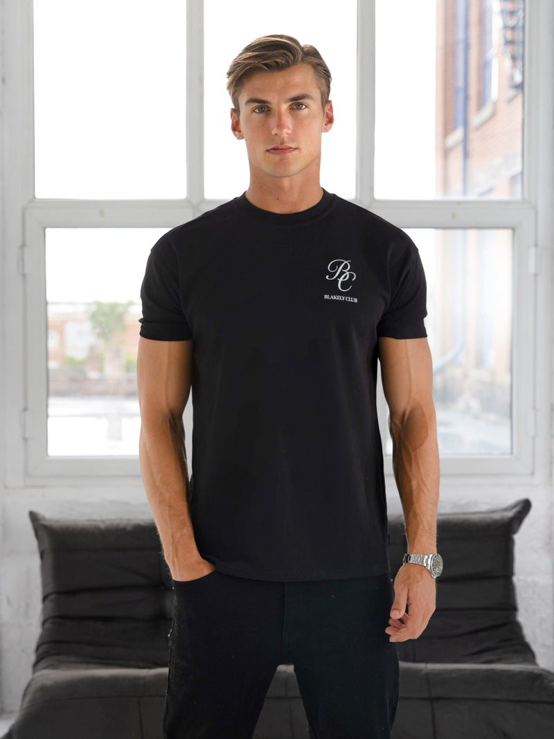 Blakely Club Relaxed T-Shirt - Black