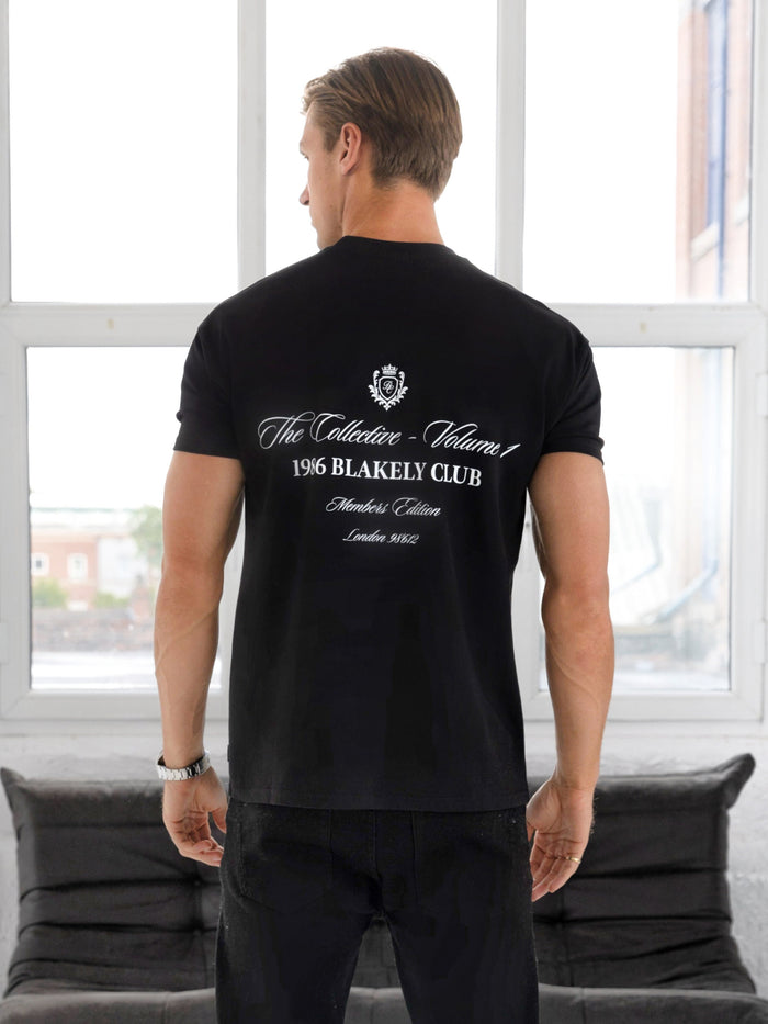Blakely Club Relaxed T-Shirt - Black