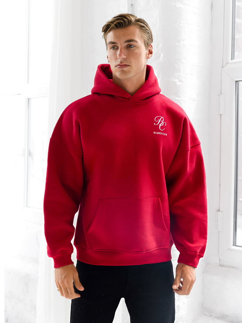 Blakely Club Relaxed Hoodie - Red
