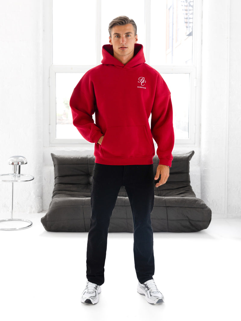 Blakely Club Relaxed Hoodie - Red