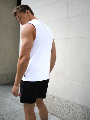 Universal Sleeveless T-Shirt - White