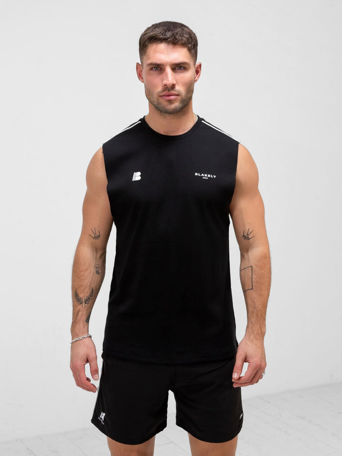 Apex Pro Sleeveless Vest - Black