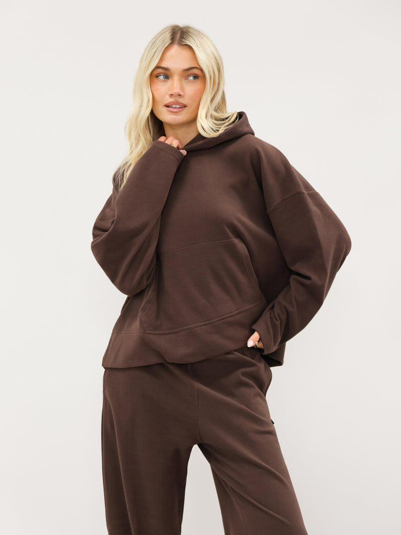 Sadie Hoodie - Chocolate Brown
