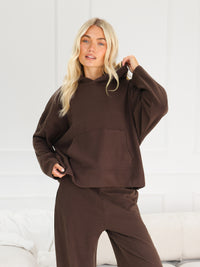 Sadie Hoodie - Chocolate Brown