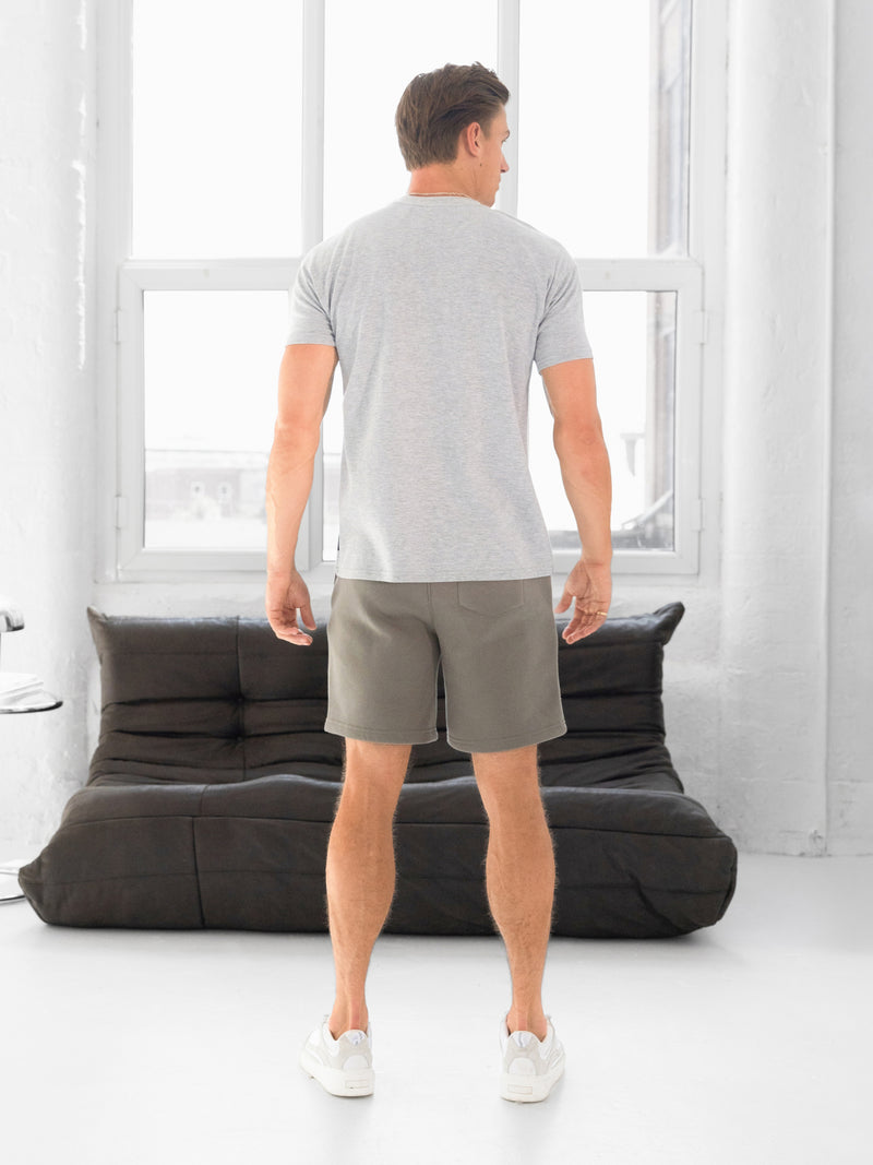 Blakely Basic Relaxed T-Shirt - Marl Grey