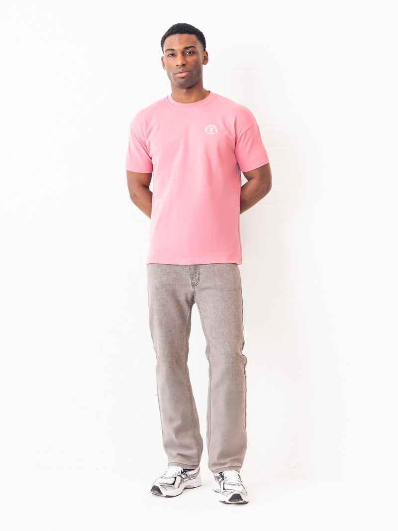 Briston Relaxed T-Shirt - Warm Pink