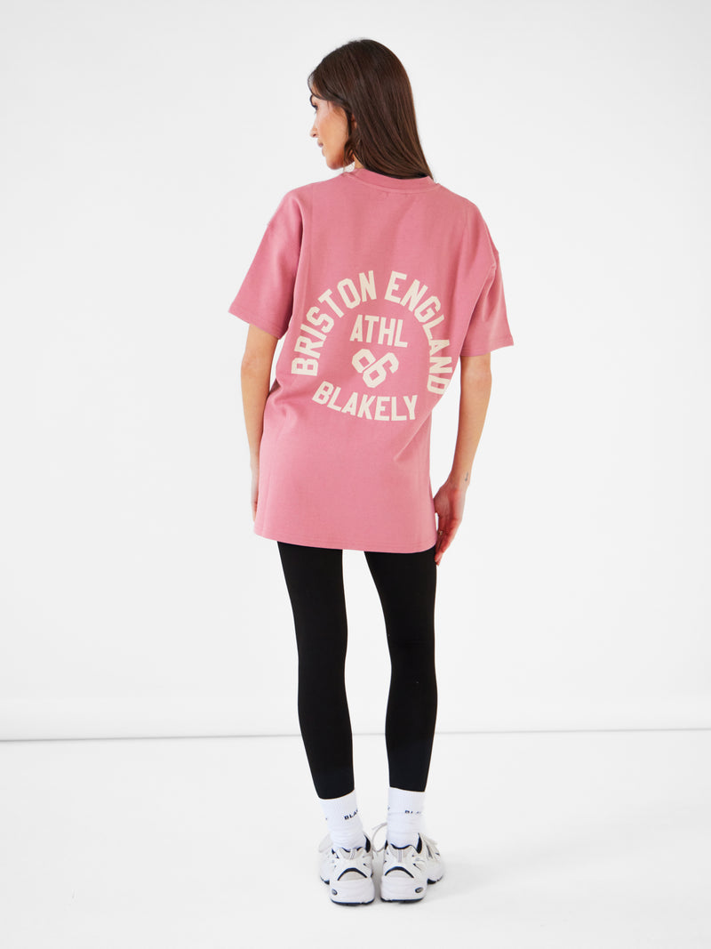 Briston Oversized T-Shirt - Warm Rose