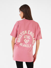 Briston Oversized T-Shirt - Warm Rose