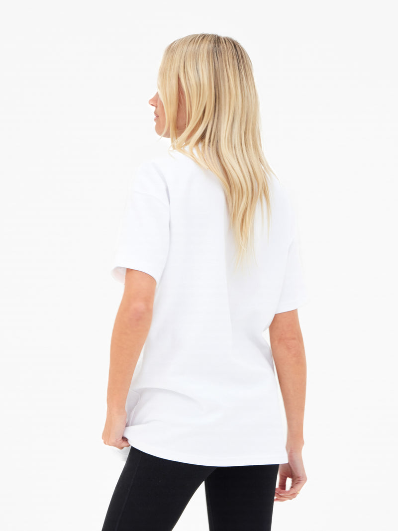 Tessa Oversized T-Shirt - White & Black