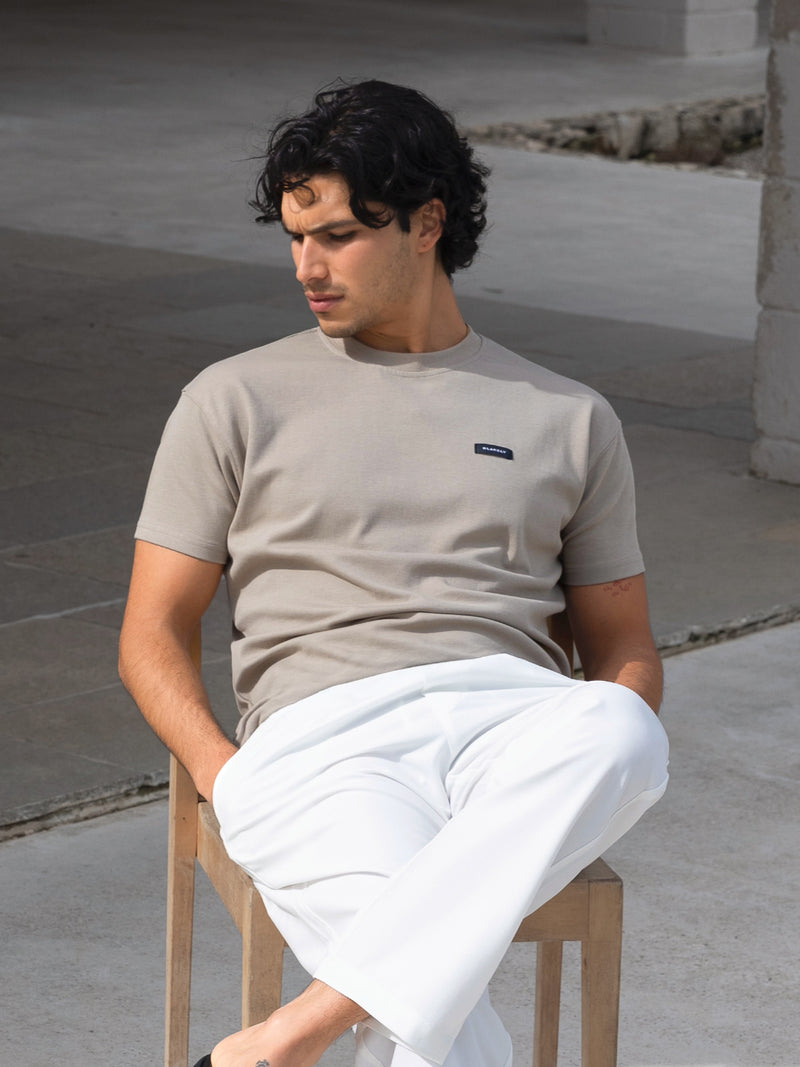 Elliot Relaxed T-Shirt - Light Brown