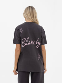 Esme Oversized T-Shirt - Charcoal