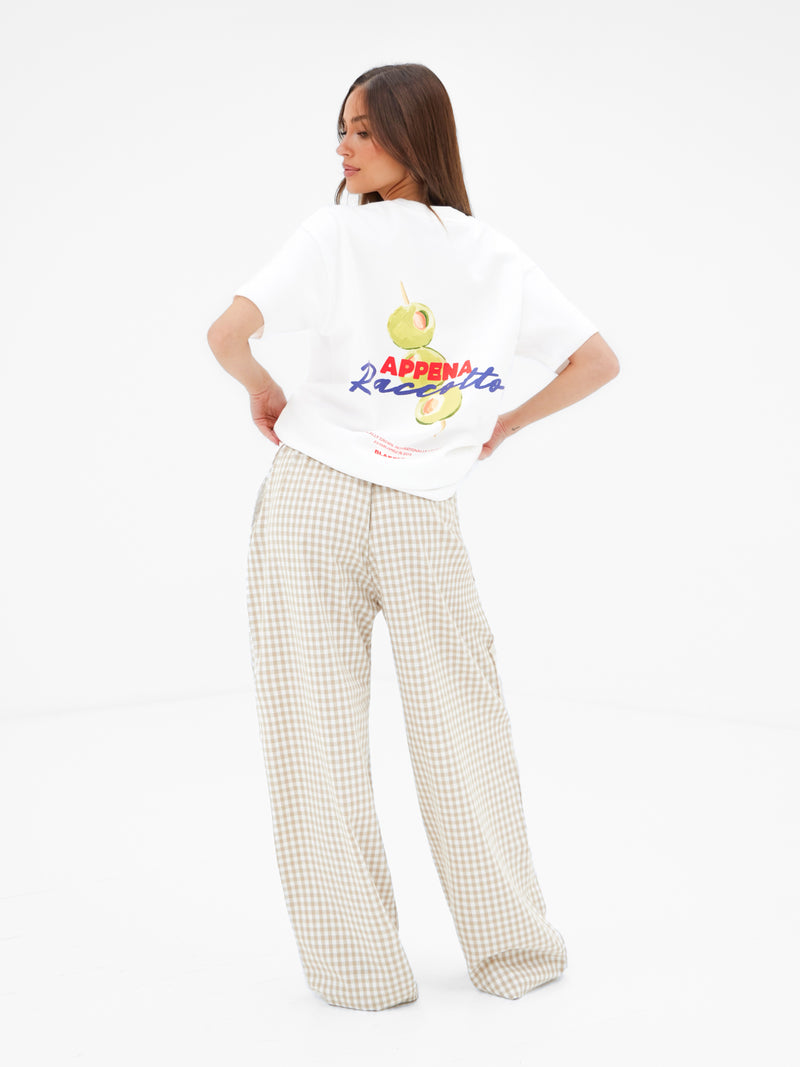 Ori Olive Oversized T-Shirt - White