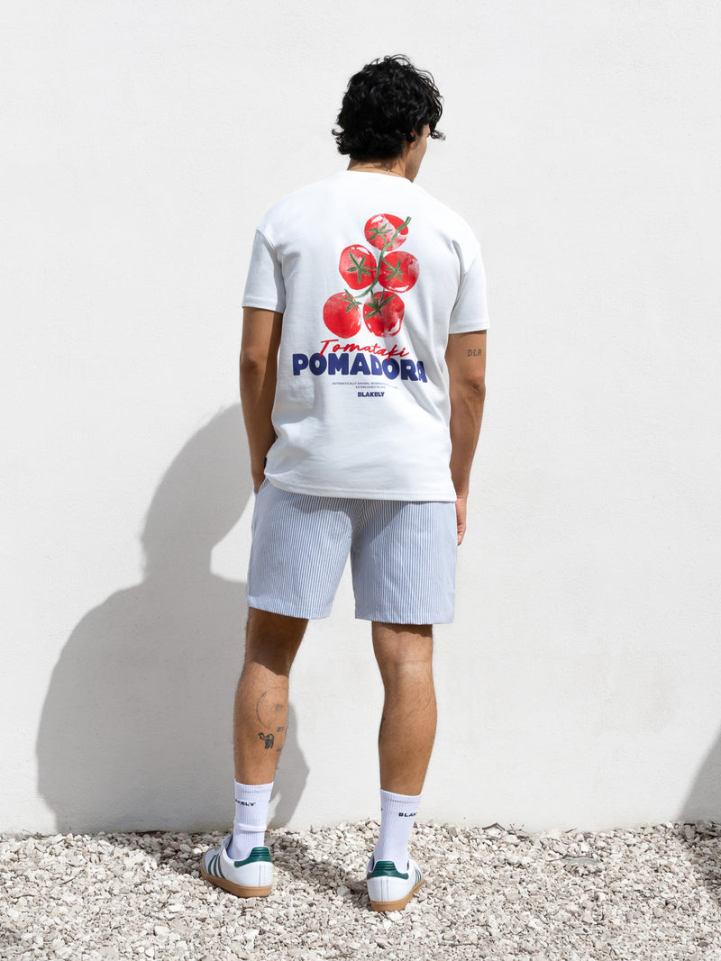 Tomato Print Relaxed T-Shirt - White